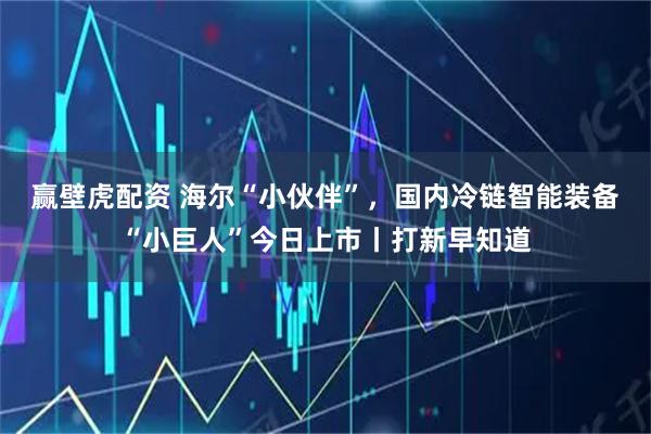 赢壁虎配资 海尔“小伙伴”，国内冷链智能装备“小巨人”今日上市丨打新早知道